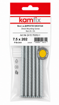 BLISTER Concrete Screw, TX 30, Flat Head, Zn,Kamfix