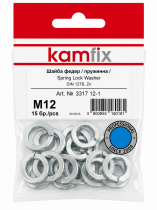 BLISTER Spring Lock Washer DIN 127 B, Zn